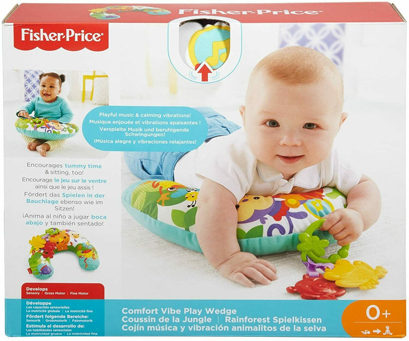 Fisher-Price CDR52 Comfort Vibe Play Wedge, Rainforest