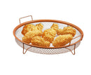 Homiu Round Crisper And Tray Set Non Stick Kitchen Frying Stove Oven Food Copper