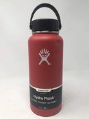 Hydro Flask Mouth 32 oz. Wide Water Bottle, Stainless Steel, Lava