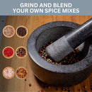 Homiu Granite Pestle and Mortar – Large 16cm Diameter
