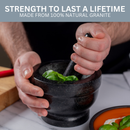 Homiu Granite Pestle and Mortar – 14cm Diameter