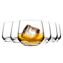 Homiu Florence Whiskey Glass Set | 6 Tumblers, 345 ML | Dishwasher Safe