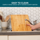 Homiu Heavy Duty Bamboo Chopping Board - 45 x 30cm