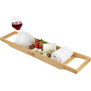 Bamboo Bath Caddy Bathtub Tray Bathroom Accessories
