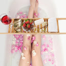 Bamboo Bath Caddy Bathtub Tray Bathroom Accessories