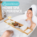 Bamboo Bath Caddy Bathtub Tray Bathroom Accessories