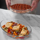 Homiu 2-Piece Glass Casserole Dishes – Oven, Microwave & Freezer Safe