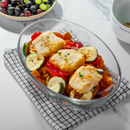 Homiu 2-Piece Glass Casserole Dishes – Oven, Microwave & Freezer Safe