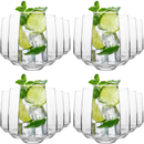 Homiu Florence Collection Highball Tumbler Glasses Set of 6 – 480ml