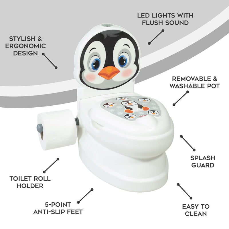 Dealberry Potty Training Toilet Seat – Toddler Chair with Flush Sound