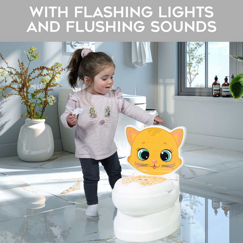 Dealberry Potty Training Toilet Seat – Toddler Chair with Flush Sound