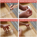 Homiu 8 Pack Drawer Dividers Plastic