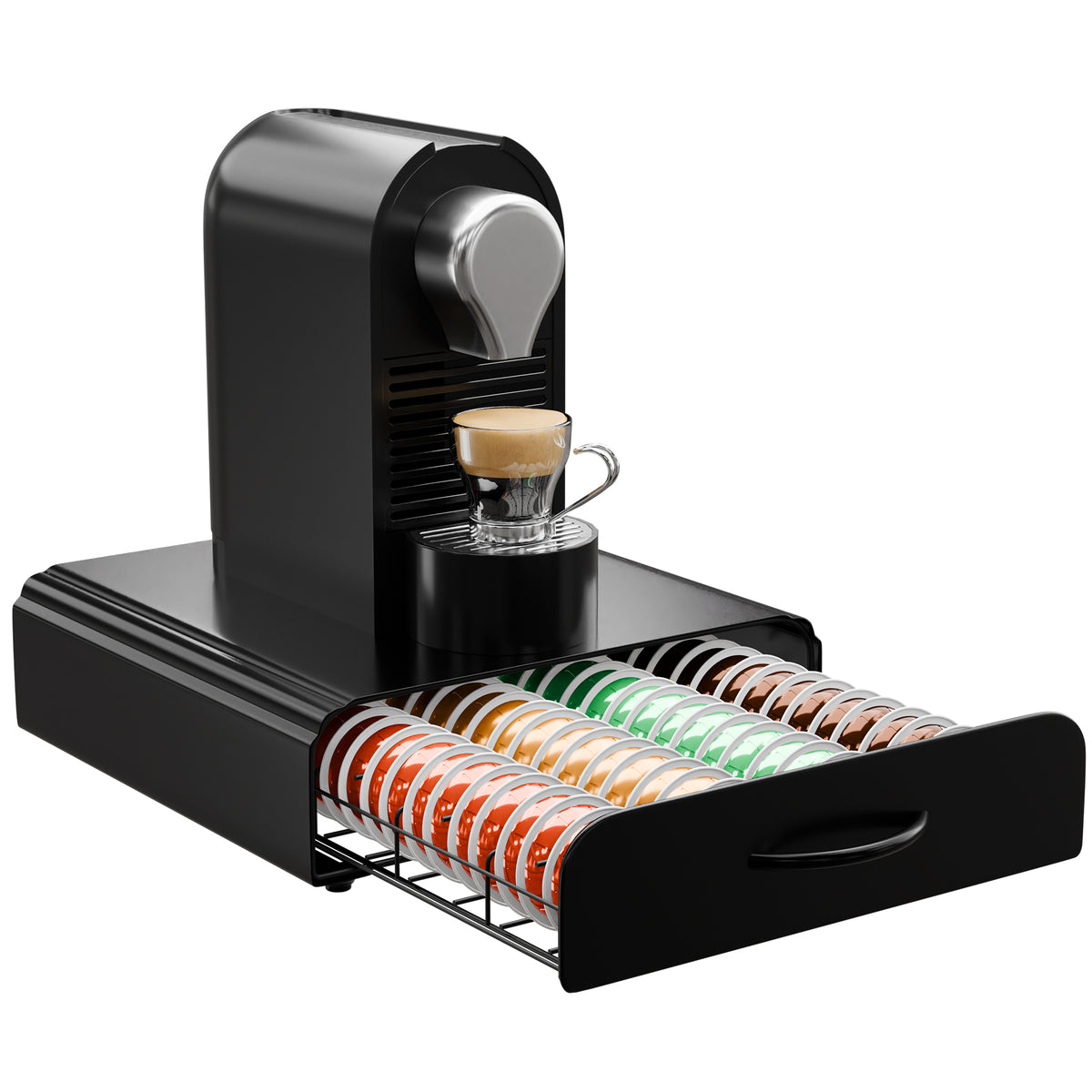 Tassimo Coffee Pod Holder – 64 Pod Storage Drawer Machine