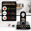 Homiu Nespresso Coffee Pod Holder – 60 Pod Storage Drawer & Machine Stand