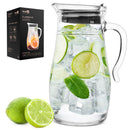 Homiu Florence Glass Water Jug with Lid - 1.8 litre