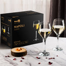 Homiu Napoli Collection White Wine Glasses Set of 6 – 330ml
