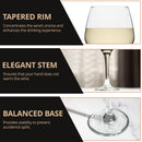 Homiu Napoli White Wine Glasses Set of 6 – 330ml Elegant Glassware
