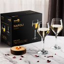 Homiu Napoli White Wine Glasses Set of 6 – 330ml Elegant Glassware