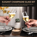 Homiu Napoli Champagne Flutes Set of 6 – 230ml Party Glasses