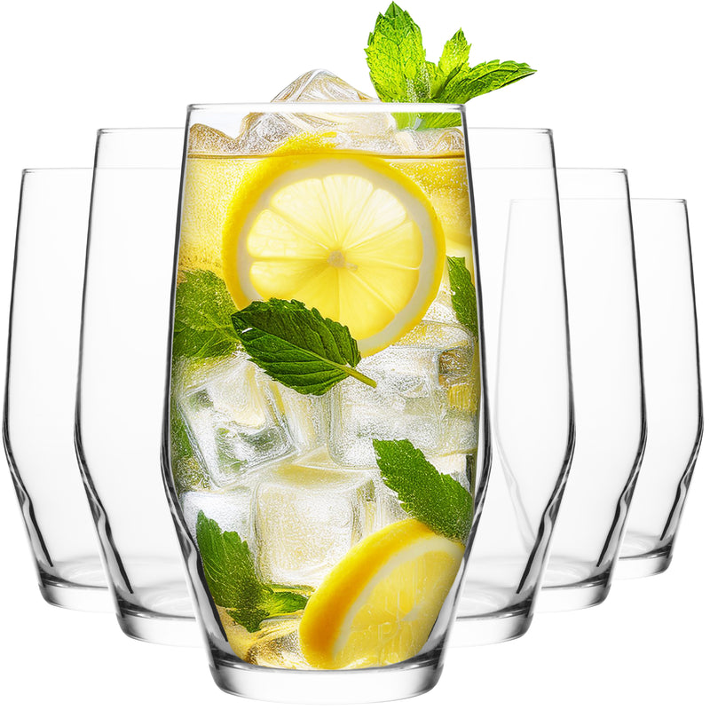 Highball Tumbler Glass Set of 6 495ml