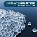 Homiu 2 x 1kg Car Dehumidifier Bags - Silica Gel Moisture Absorbers with Anti-Slip Pads
