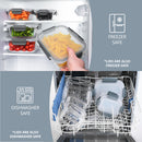 Homiu 8 Pack Glass Meal Prep Containers – Airtight & Oven Safe