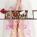 Bamboo Bath Caddy Bathtub Tray Bathroom Accessories