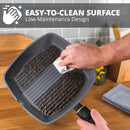 Homiu 29cm Non-Stick Griddle Pan with Detachable Handle