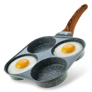 Homiu 4-Hole Non-Stick Egg Pan - Dark Grey