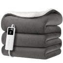 Electric Heated Throw – Soft Sherpa & Fleece Blanket for Everyday Comfort