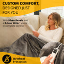 Electric Heated Throw – Soft Sherpa & Fleece Blanket for Everyday Comfort