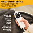 Electric Heated Throw – Soft Sherpa & Fleece Blanket for Everyday Comfort