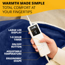 Electric Heated Throw – Soft Sherpa & Fleece Blanket for Everyday Comfort