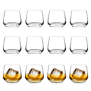 Homiu Florence Whiskey Glass Set | 6 Tumblers, 345 ML | Dishwasher Safe