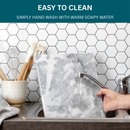 Homiu White Marble Chopping Board - 40 x 30 x 1.5cm