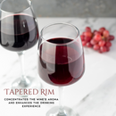 Homiu Red Wine Glasses Set of 6 – 400ml | Florence Collection