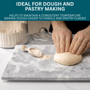 Homiu White Marble Chopping Board - 40 x 30 x 1.5cm