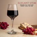 Homiu Red Wine Glasses Set of 6 – 400ml | Florence Collection