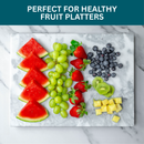 Homiu White Marble Chopping Board - 40 x 30 x 1.5cm