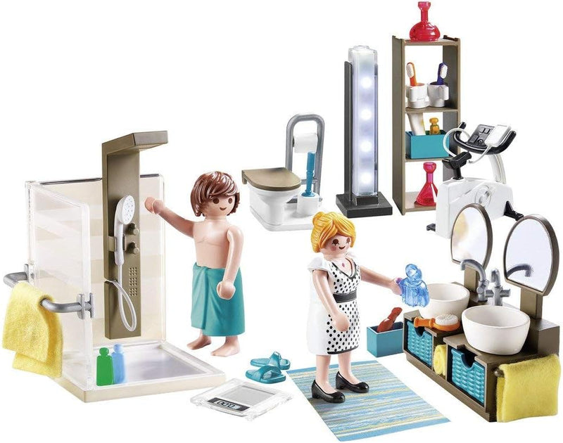 Playmobil 9268 City Life Bathroom with Working Lights