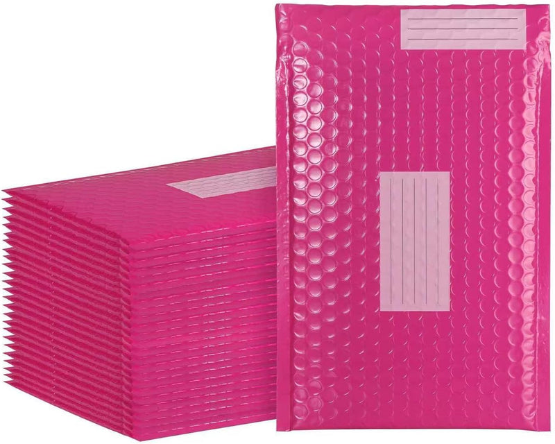 Bubble Mailers (100's) Size 'F' - Pink