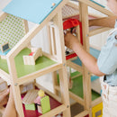 Melissa & Doug 12462 Wooden Hi-Rise Dollhouse
