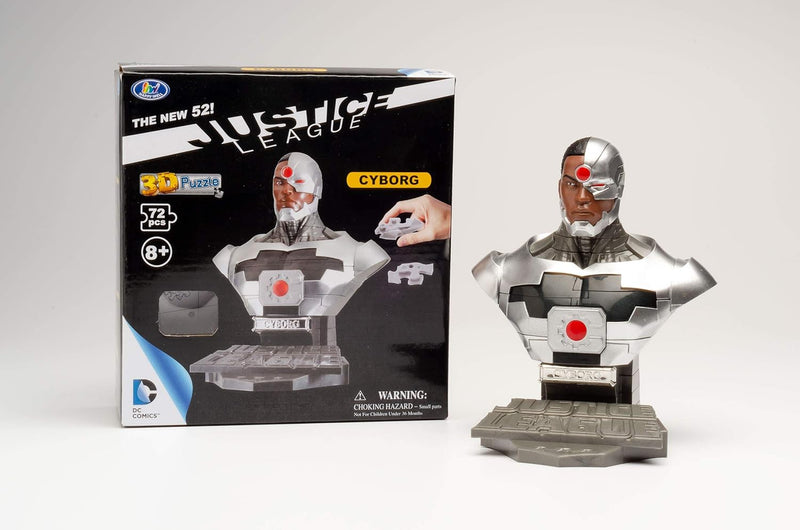Justice League Cyborg 3D Puzzle (Clear or Solid)