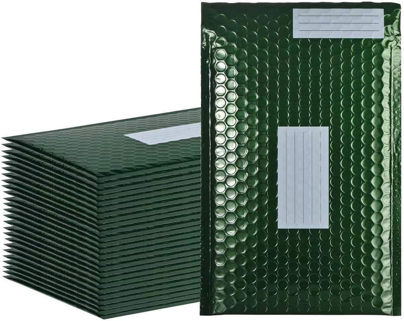 Bubble Mailers (100's) Size 'B' - Green