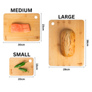Homiu Bamboo Chopping Board Set – 3 Cutting Boards