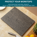 Homiu Natural Granite Chopping Board - 40 x 30 x 1.5cm