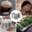 Homiu Tea Coffee Sugar Canisters – Stainless Steel Set of 3