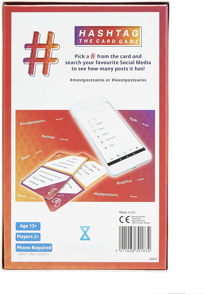 VAP Games Hashtag The Card Game, Perfect For Parties or Travel, Family VAP Games Hashtag The Card Game, Perfect For Parties or Travel, Family