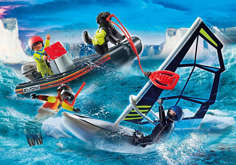 Playmobil City Action 70141 Sea Rescue: Water Rescue with Dog