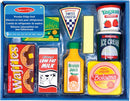 Melissa & Doug 14076 Wooden Fridge Food